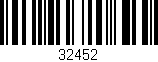 Código de barras (EAN, GTIN, SKU, ISBN): '32452'