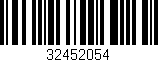 Código de barras (EAN, GTIN, SKU, ISBN): '32452054'