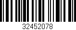 Código de barras (EAN, GTIN, SKU, ISBN): '32452078'