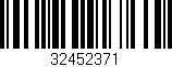 Código de barras (EAN, GTIN, SKU, ISBN): '32452371'