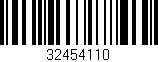 Código de barras (EAN, GTIN, SKU, ISBN): '32454110'