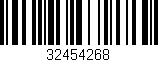 Código de barras (EAN, GTIN, SKU, ISBN): '32454268'