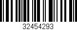 Código de barras (EAN, GTIN, SKU, ISBN): '32454293'