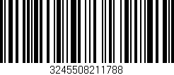 Código de barras (EAN, GTIN, SKU, ISBN): '3245508211788'