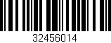 Código de barras (EAN, GTIN, SKU, ISBN): '32456014'