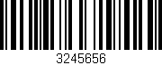 Código de barras (EAN, GTIN, SKU, ISBN): '3245656'