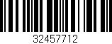 Código de barras (EAN, GTIN, SKU, ISBN): '32457712'