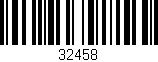 Código de barras (EAN, GTIN, SKU, ISBN): '32458'