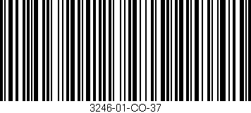 Código de barras (EAN, GTIN, SKU, ISBN): '3246-01-CO-37'