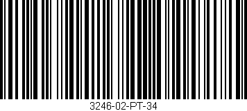 Código de barras (EAN, GTIN, SKU, ISBN): '3246-02-PT-34'