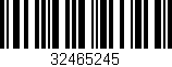 Código de barras (EAN, GTIN, SKU, ISBN): '32465245'