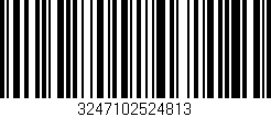 Código de barras (EAN, GTIN, SKU, ISBN): '3247102524813'