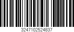 Código de barras (EAN, GTIN, SKU, ISBN): '3247102524837'