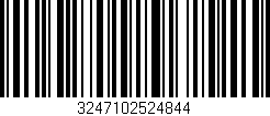 Código de barras (EAN, GTIN, SKU, ISBN): '3247102524844'