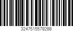 Código de barras (EAN, GTIN, SKU, ISBN): '3247515579288'