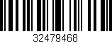 Código de barras (EAN, GTIN, SKU, ISBN): '32479468'