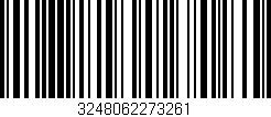 Código de barras (EAN, GTIN, SKU, ISBN): '3248062273261'