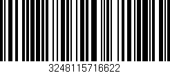 Código de barras (EAN, GTIN, SKU, ISBN): '3248115716622'