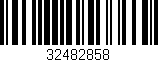 Código de barras (EAN, GTIN, SKU, ISBN): '32482858'