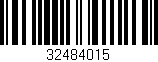 Código de barras (EAN, GTIN, SKU, ISBN): '32484015'