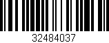 Código de barras (EAN, GTIN, SKU, ISBN): '32484037'