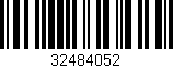 Código de barras (EAN, GTIN, SKU, ISBN): '32484052'