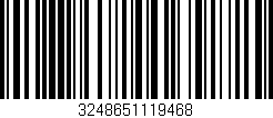 Código de barras (EAN, GTIN, SKU, ISBN): '3248651119468'