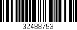 Código de barras (EAN, GTIN, SKU, ISBN): '32488793'