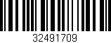 Código de barras (EAN, GTIN, SKU, ISBN): '32491709'