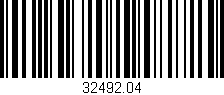 Código de barras (EAN, GTIN, SKU, ISBN): '32492.04'