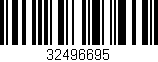 Código de barras (EAN, GTIN, SKU, ISBN): '32496695'