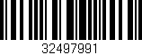 Código de barras (EAN, GTIN, SKU, ISBN): '32497991'