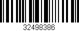 Código de barras (EAN, GTIN, SKU, ISBN): '32498386'