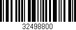 Código de barras (EAN, GTIN, SKU, ISBN): '32498800'