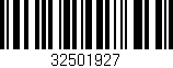 Código de barras (EAN, GTIN, SKU, ISBN): '32501927'
