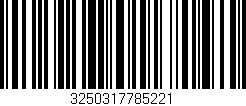 Código de barras (EAN, GTIN, SKU, ISBN): '3250317785221'