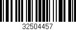 Código de barras (EAN, GTIN, SKU, ISBN): '32504457'