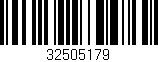 Código de barras (EAN, GTIN, SKU, ISBN): '32505179'