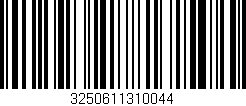 Código de barras (EAN, GTIN, SKU, ISBN): '3250611310044'