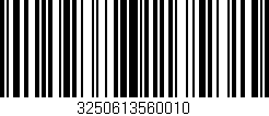 Código de barras (EAN, GTIN, SKU, ISBN): '3250613560010'