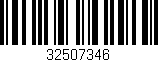 Código de barras (EAN, GTIN, SKU, ISBN): '32507346'