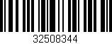 Código de barras (EAN, GTIN, SKU, ISBN): '32508344'