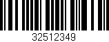 Código de barras (EAN, GTIN, SKU, ISBN): '32512349'
