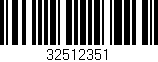 Código de barras (EAN, GTIN, SKU, ISBN): '32512351'