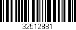 Código de barras (EAN, GTIN, SKU, ISBN): '32512881'