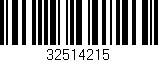 Código de barras (EAN, GTIN, SKU, ISBN): '32514215'