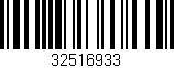 Código de barras (EAN, GTIN, SKU, ISBN): '32516933'