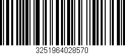 Código de barras (EAN, GTIN, SKU, ISBN): '3251964028570'