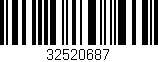 Código de barras (EAN, GTIN, SKU, ISBN): '32520687'
