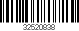 Código de barras (EAN, GTIN, SKU, ISBN): '32520838'